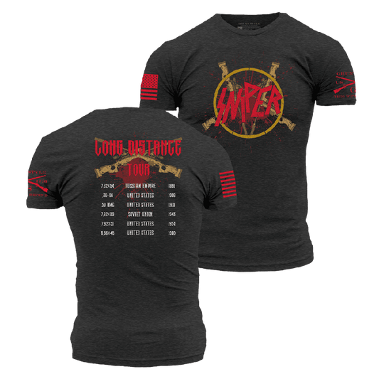 Sniper Tour T-Shirt - Charcoal