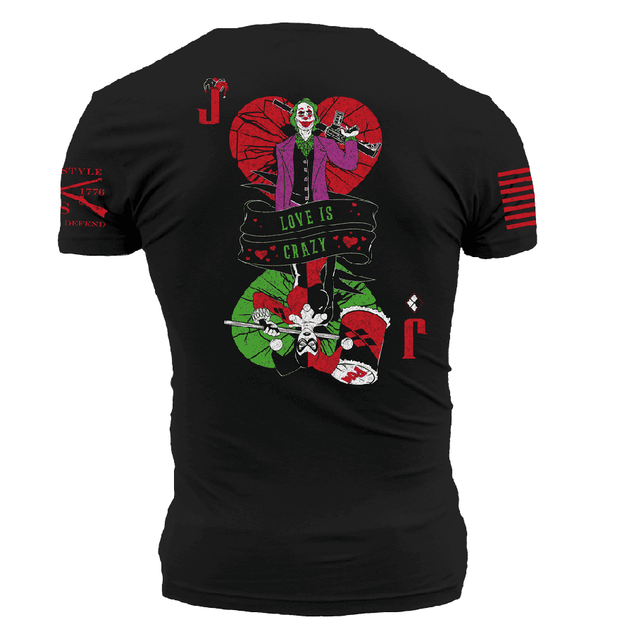 Love Is Crazy T-Shirt - Black