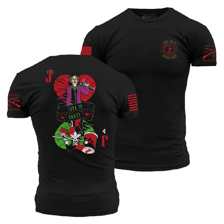 Love Is Crazy T-Shirt - Black