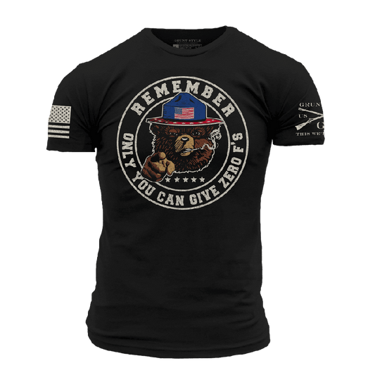 Give Zero F T-Shirt - Black