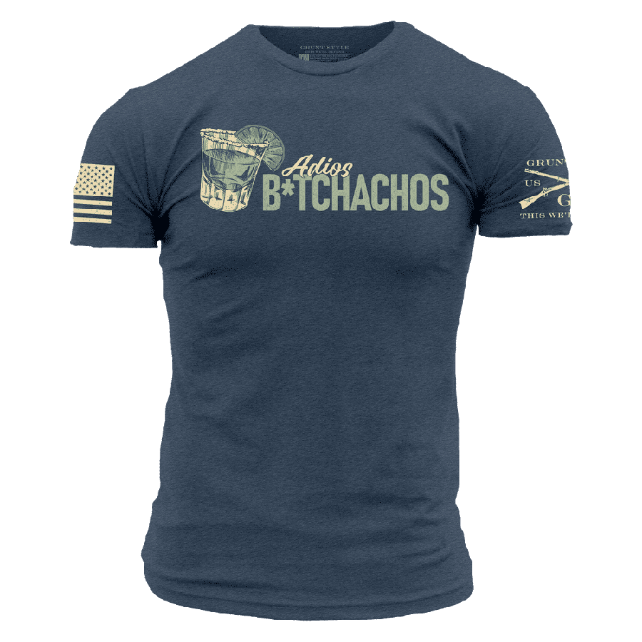 Adios B*tchachos T-Shirt - Midnight Navy