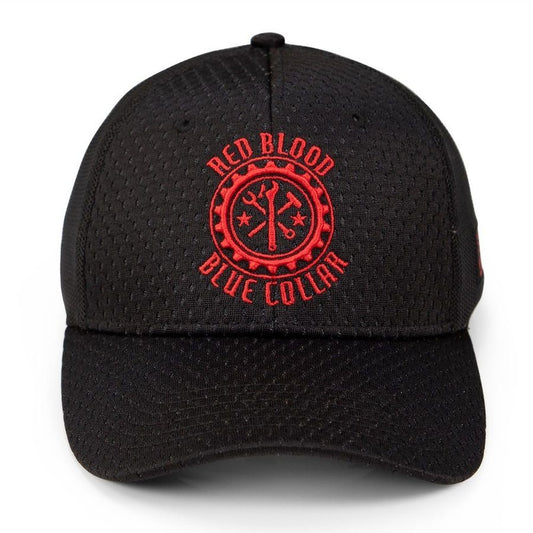 Red Blood Blue Collar® Stretch Fit Hat - Black