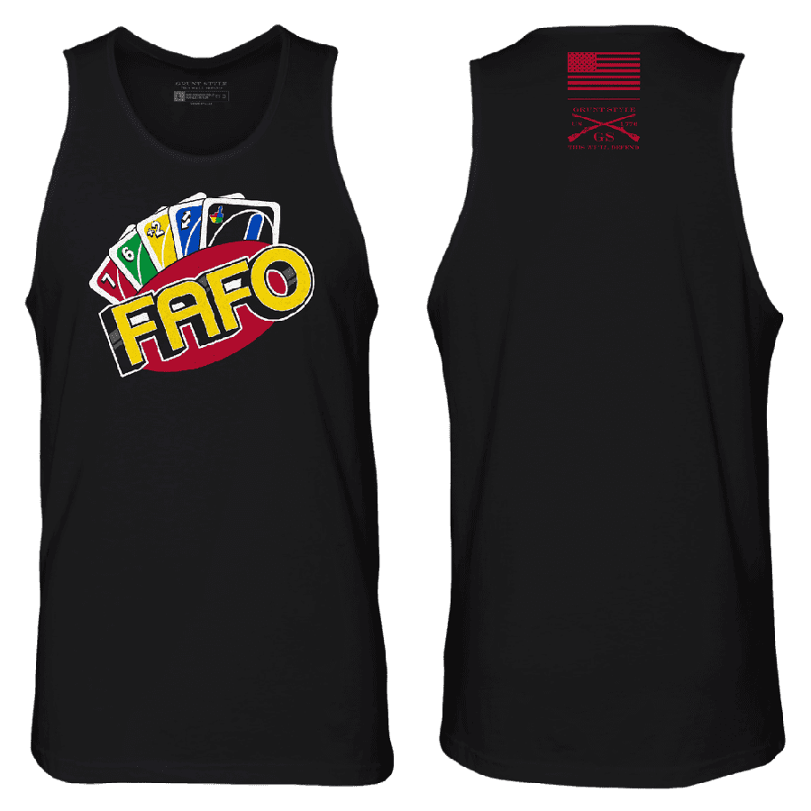 FAFO Wild Card Tank - Black