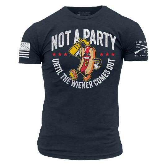 Wiener Party T-Shirt - Midnight Navy