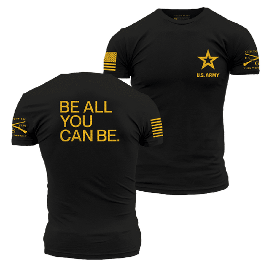 Army Be All You Can Be T-Shirt - Black