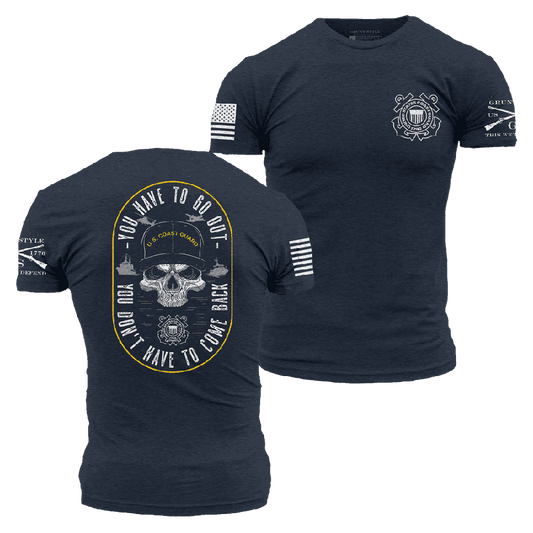 USCG - Guardians Of The Waves T-Shirt - Midnight Navy