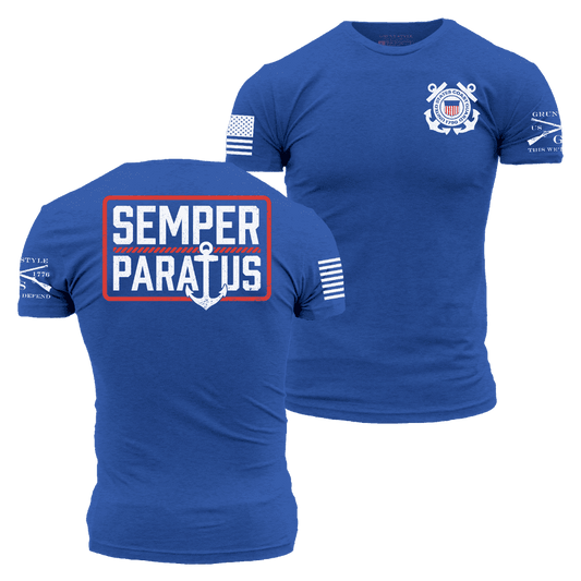 USCG - Semper Paratus T-Shirt - Royal