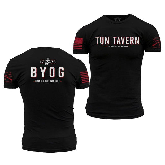 USMC - Tun Tavern - B.Y.O.G. T-Shirt - Black