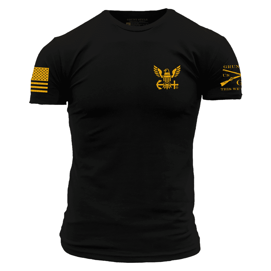 USN - Ghost Pirate T-Shirt - Black
