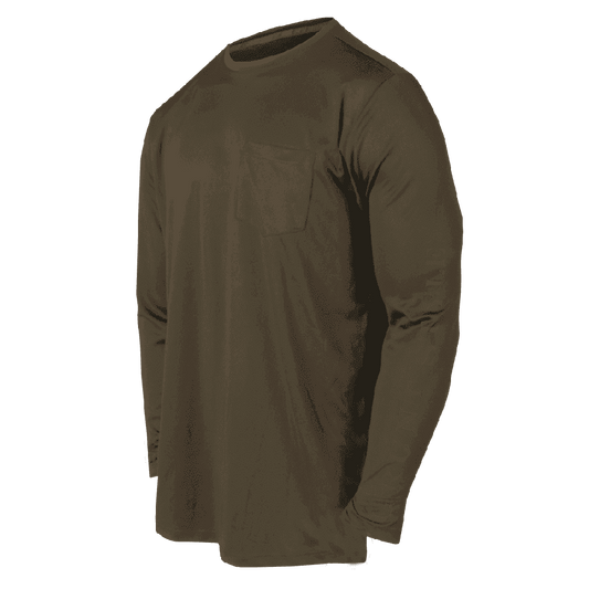 GS Long Sleeve Performance Crew - Olive