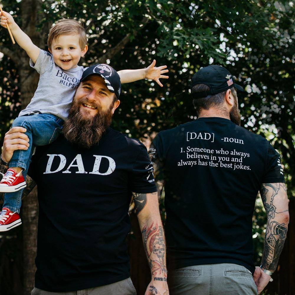Dad Defined T-Shirt - Black