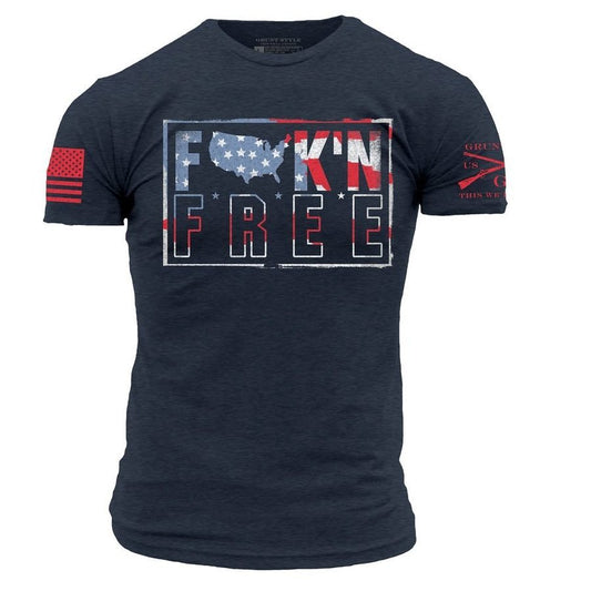 F*ck'n Free T-Shirt - Midnight Navy