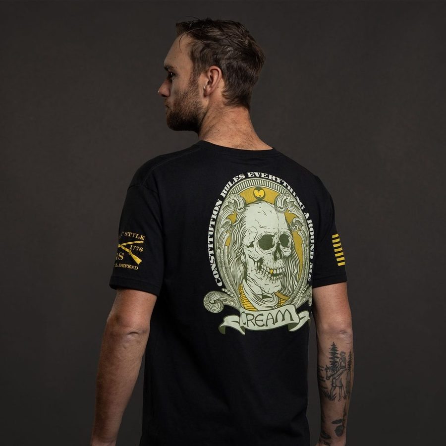 Cream T-Shirt - Black