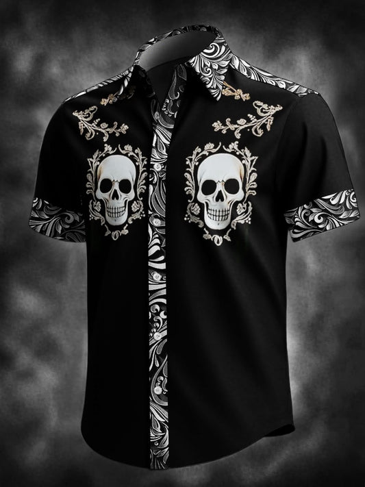 ⚡⚡Buy 2 Get 10% Off⚡⚡Men's Western Casual Denim Short Sleeve Shirt